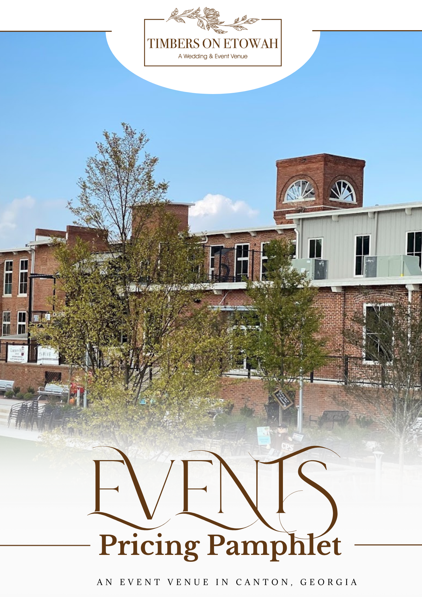 Timbers on Etowah OTHER EVENTS Pricing Pamphlet